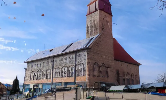 Kostel svatého Jakuba Většího (Nepomuk) – akvarel
