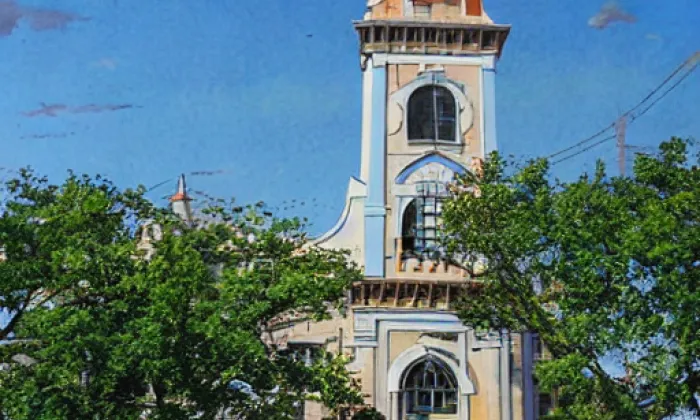kostel svatého Jakuba Většího (Nikolčice) – summer