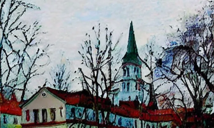 Kostel svatého Jakuba Většího (Praha-Zbraslav) – jaro