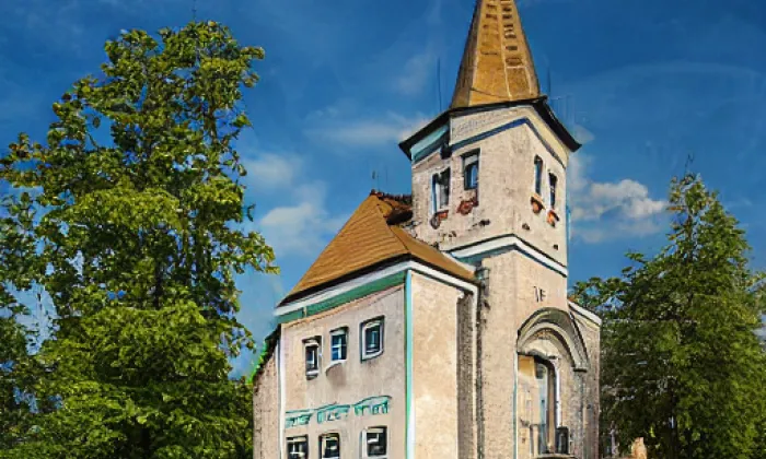 Kostel svatého Jakuba Většího v Kounicích – podzim