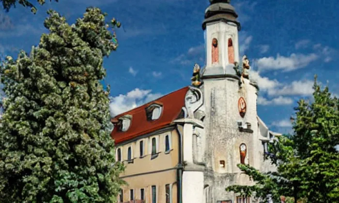 Kostel svatého Jakuba Většího v Kounicích – jaro