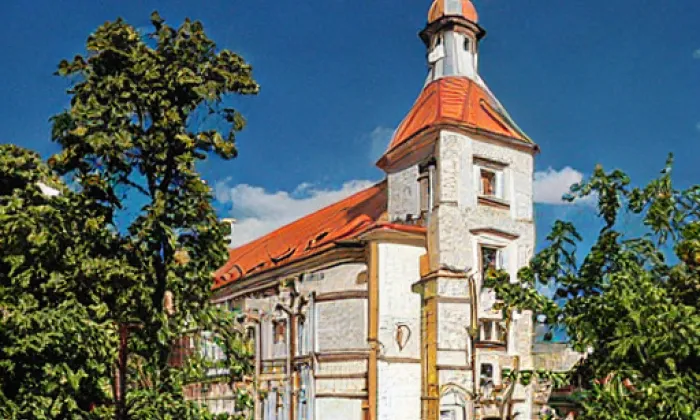 Kostel svatého Jakuba Většího v Kounicích – zima