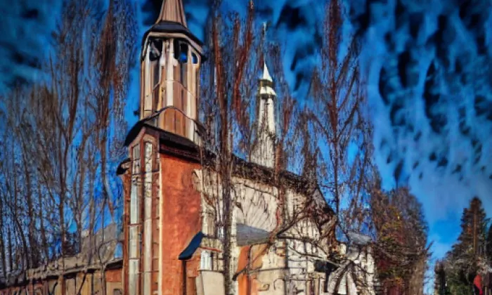 kostel svatého Jakuba Většího v Kunraticích – zima
