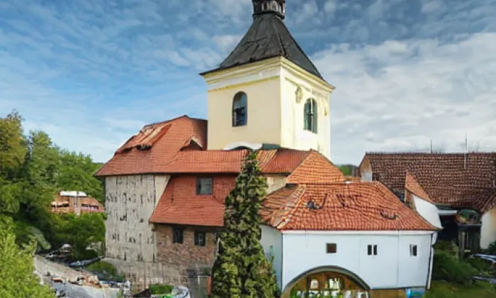 Kostel svatého Jakuba Většího ve Stříbrné Skalici – zima