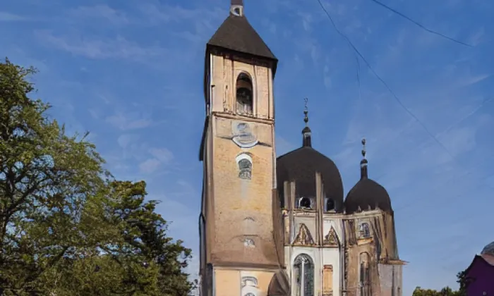 Kostel svatého Jakuba Většího ve Vroutku – winter