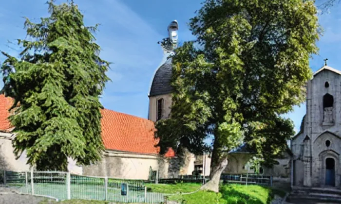 kostel svatého Jana – akvarel