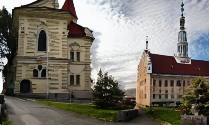 kostel svatého Jana Křtitele (Čížkov) – léto