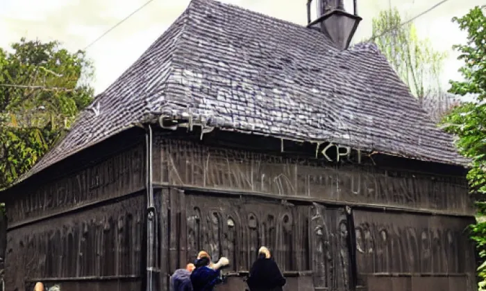 Kostel svatého Jana Křtitele (Český Jiřetín) – noc
