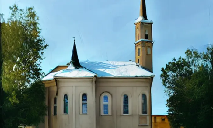 Kostel svatého Jana Křtitele (Dolní Hbity) – winter