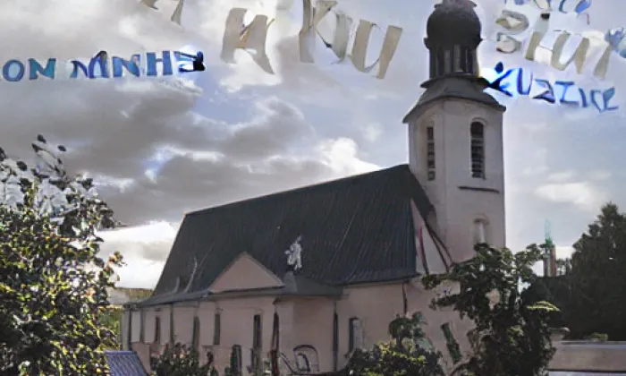 kostel svatého Jana Křtitele (Domašov) – zima