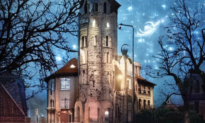 Kostel svatého Jana Křtitele (Hlučín) – noc
