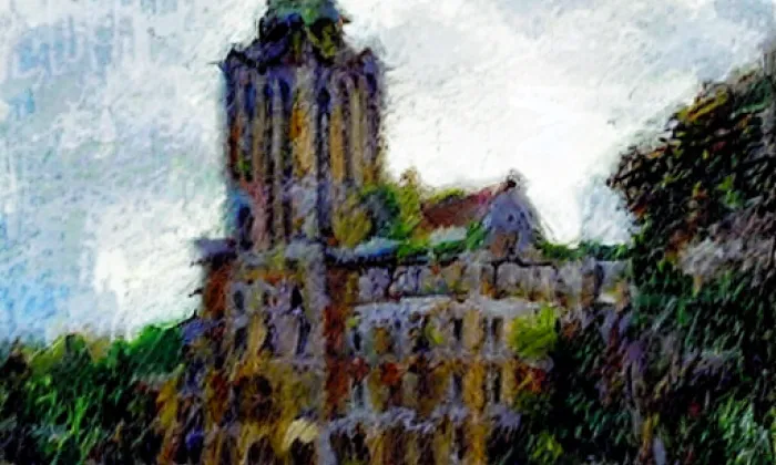 Kostel svatého Jana Křtitele (Horní Údolí) – jaro