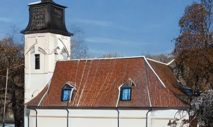 kostel svatého Jana Křtitele (Hovorany) – akvarel