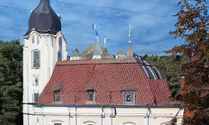 kostel svatého Jana Křtitele (Hovorany) – noc