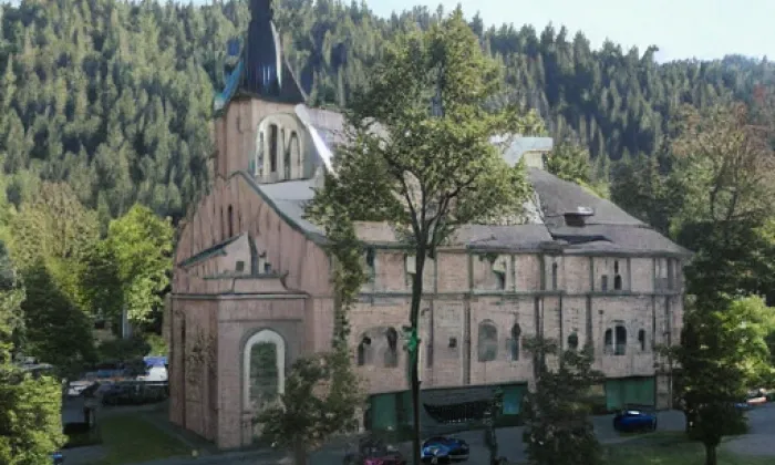 Kostel svatého Jana Křtitele (Janské Lázně) – noc