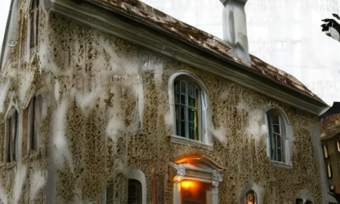 kostel svatého Jana Křtitele (Kněževes) – noc