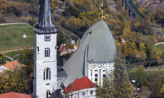 kostel svatého Jana Křtitele (Kurdějov) – winter
