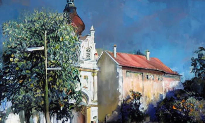 kostel svatého Jana Křtitele (Lukov) – summer