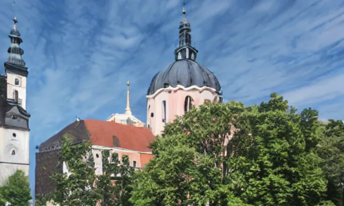 kostel svatého Jana Křtitele (Mašovice) – noc