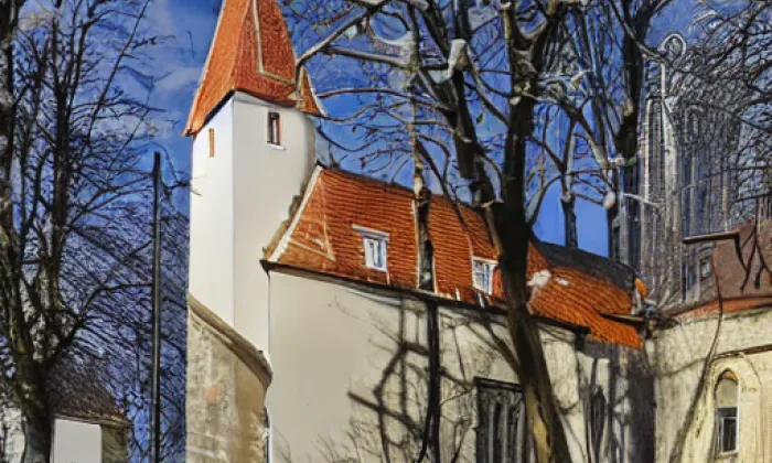 Kostel svatého Jana Křtitele (Noutonice) – jaro