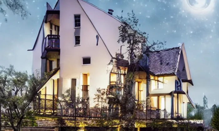 Kostel svatého Jana Křtitele (Rtyně v Podkrkonoší) – noc