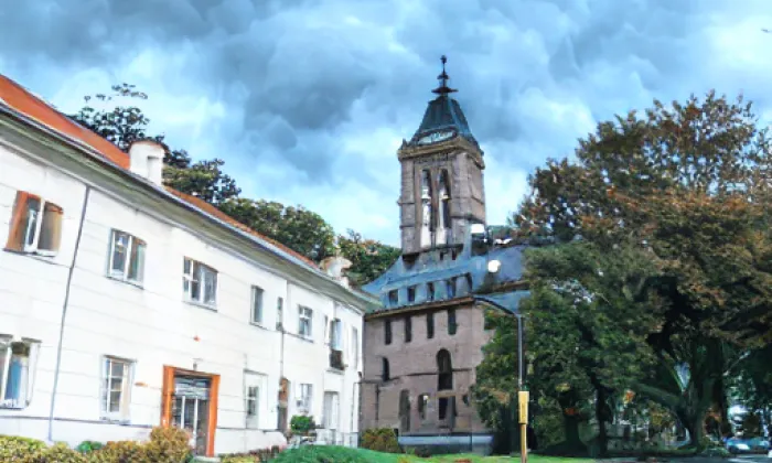 Kostel svatého Jana Křtitele (Ryžoviště) – autumn