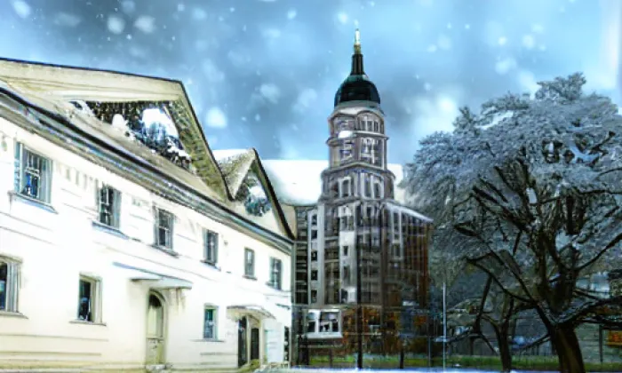 Kostel svatého Jana Křtitele (Ryžoviště) – winter