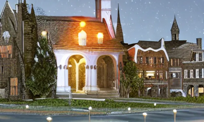 Kostel svatého Jana Křtitele (Starý Plzenec) – noc