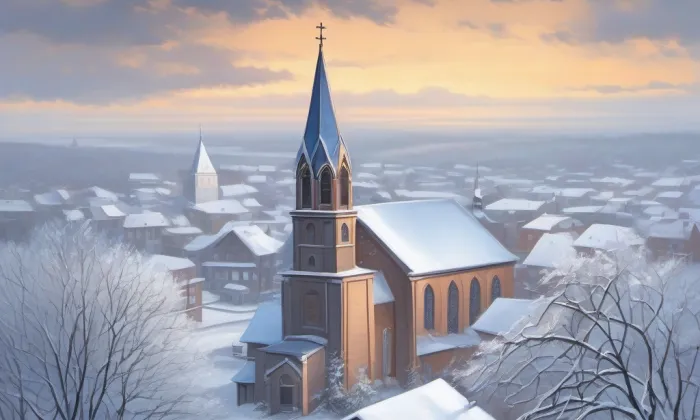kostel svatého Jana Křtitele (Svratka) – winter