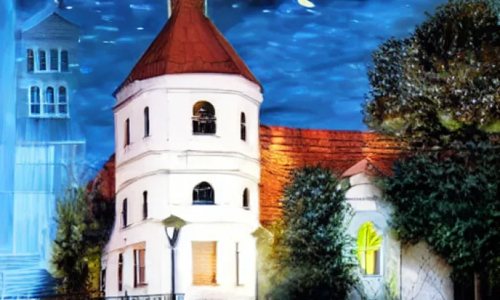 kostel svatého Jana Křtitele (Tuněchody) – noc