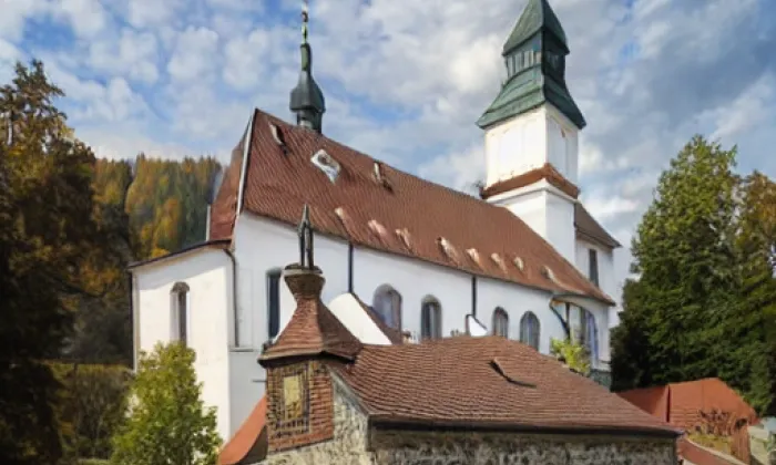 Kostel svatého Jana Křtitele (Velká Bíteš) – léto