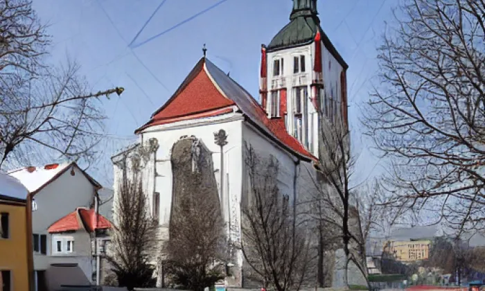 kostel svatého Jana Křtitele (Zaječí) – winter