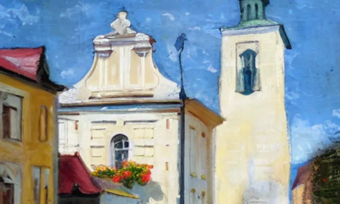 kostel svatého Jana Křtitele a svatého Václava – spring