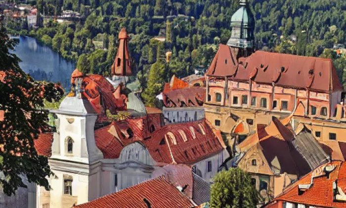 Kostel svatého Jana Křtitele v Mikulově – summer