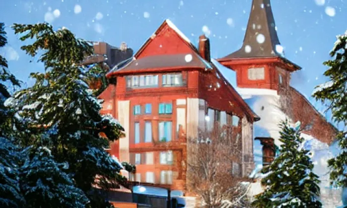 kostel svatého Jana Nepomuckého (České Budějovice 7) – winter