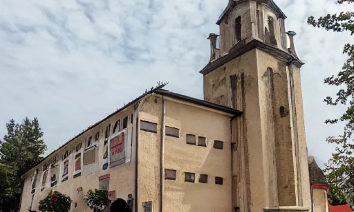 Kostel svatého Jana Nepomuckého (Štěchovice) – jaro