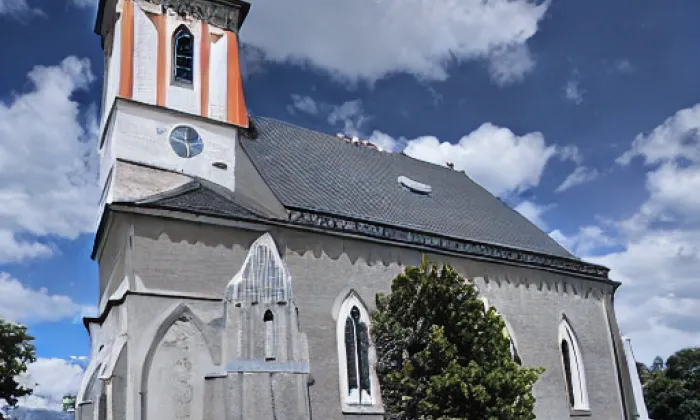 kostel svatého Jana Nepomuckého (Cotkytle) – léto