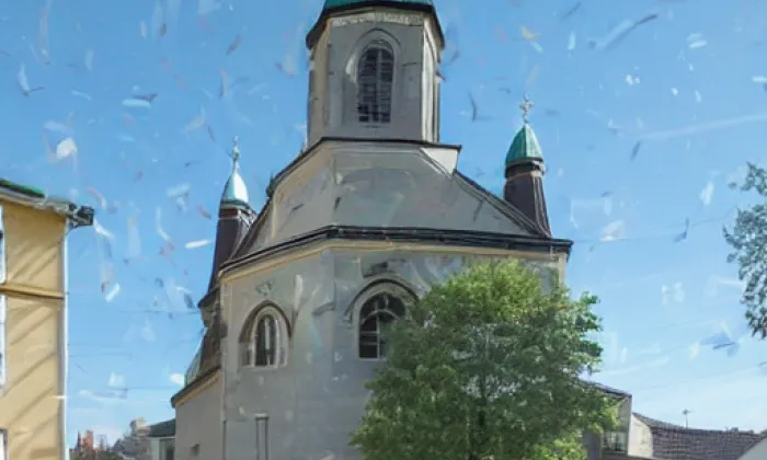 kostel svatého Jana Nepomuckého (Dyje) – zima