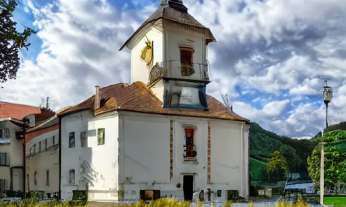 Kostel svatého Jana Nepomuckého (Hlavňovice) – summer