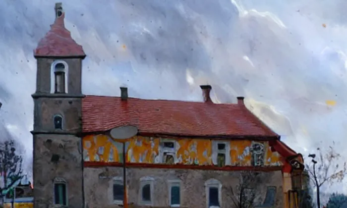 Kostel svatého Jana Nepomuckého (Huntířov) – autumn