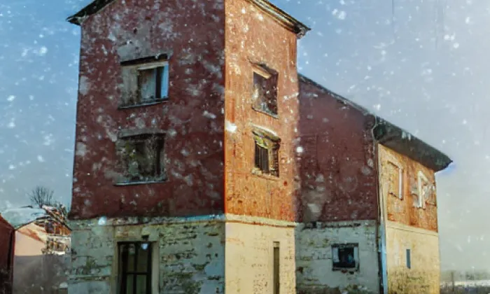 Kostel svatého Jana Nepomuckého (Kličín) – winter