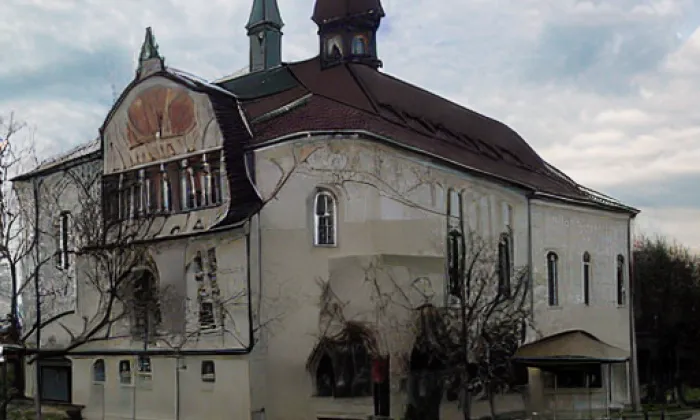 Kostel svatého Jana Nepomuckého (Nové Město nad Metují) – akvarel