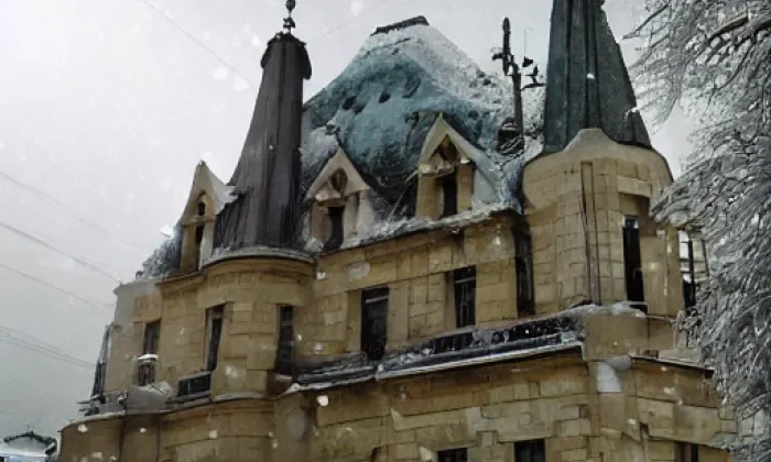 Kostel svatého Jana Nepomuckého (Nové Mitrovice) – winter