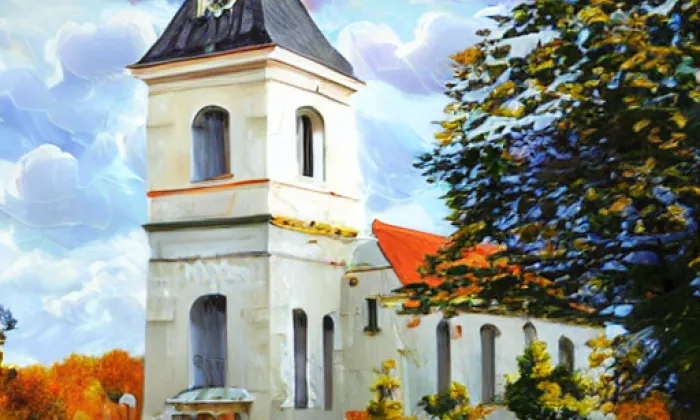 kostel svatého Jana Nepomuckého (Podolí) – autumn