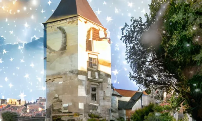 kostel svatého Jana Nepomuckého (Podolí) – noc