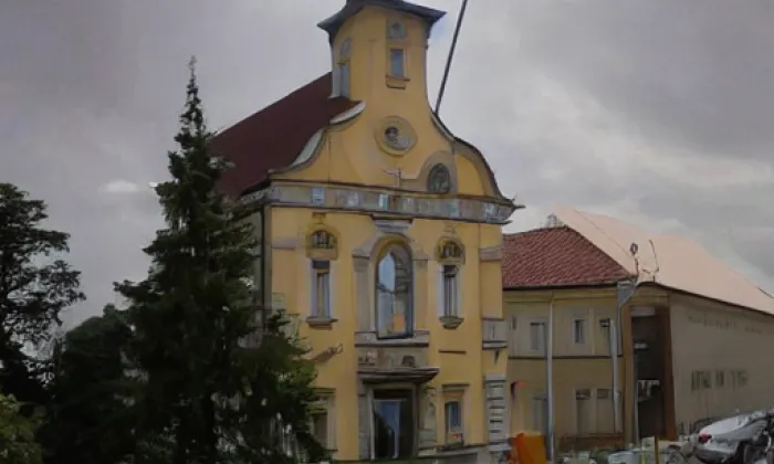 kostel svatého Jana Nepomuckého (Prostějov) – akvarel