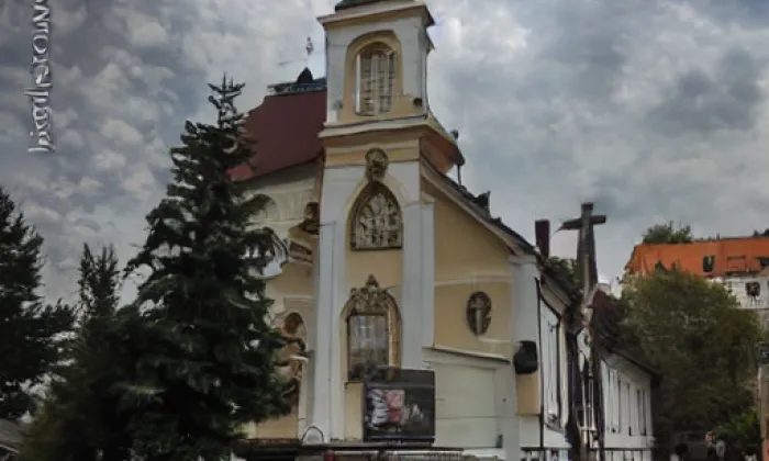 kostel svatého Jana Nepomuckého (Prostějov) – winter