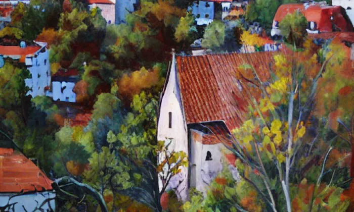 Kostel svatého Jana Nepomuckého (Rejšice) – autumn