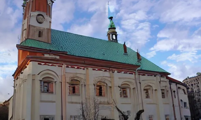 Kostel svatého Jana Nepomuckého (Stará Bělá) – zima