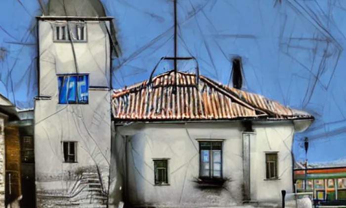 kostel svatého Jana Nepomuckého (Starý Lískovec) – zima